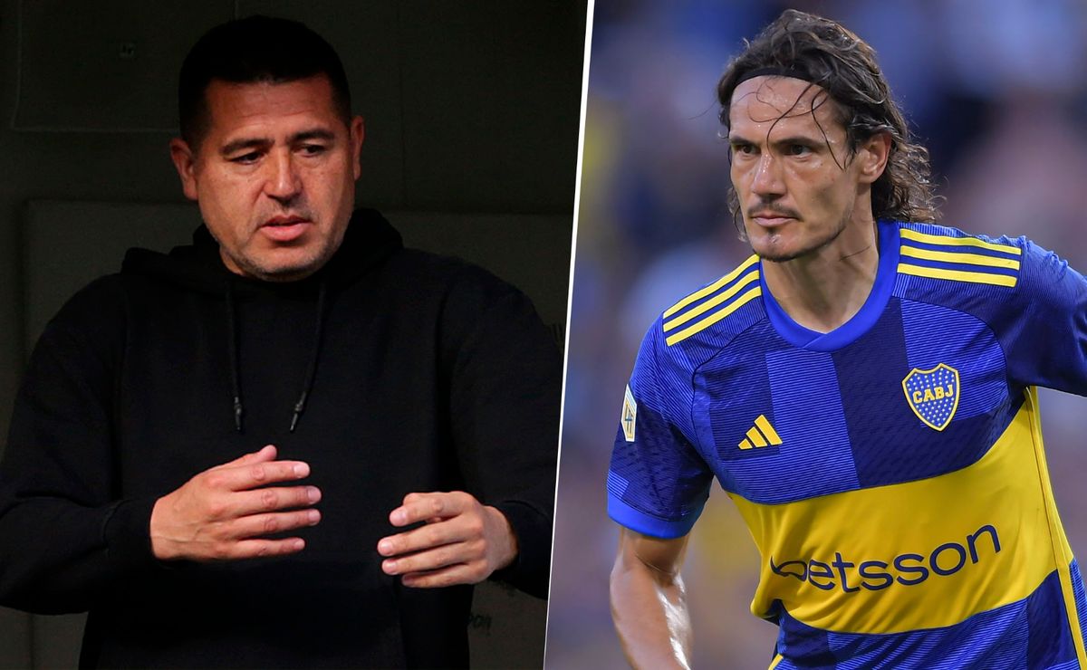 Riquelme tendrá una charla con Cavani muy pronto: la PREGUNTA que el presidente quiere hacerle al goleador