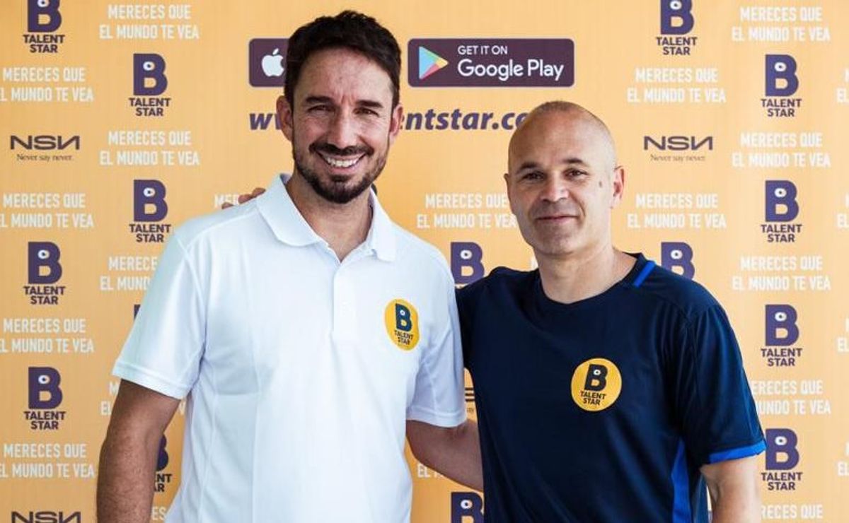 Ex Colo Colo se asocia a Andrés Iniesta para cazar talentos en 6 países a través de una aplicación