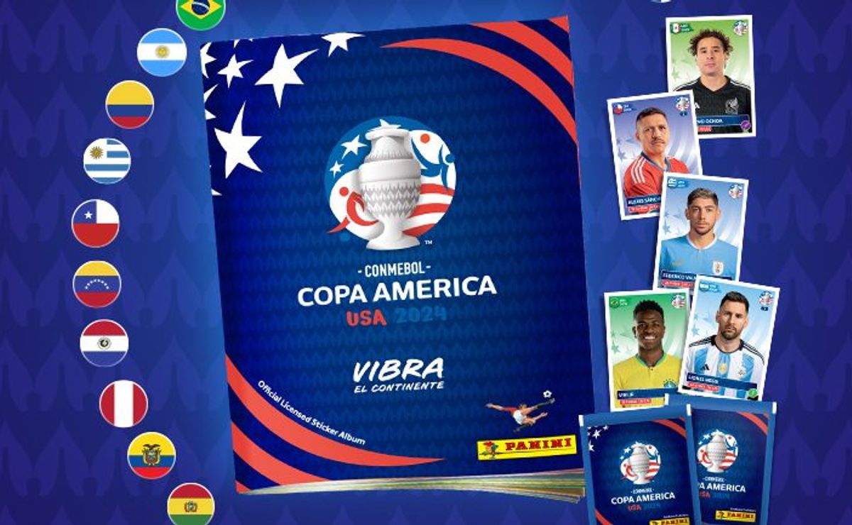 Códigos GRATIS para el álbum de figuritas Panini de la Copa América 2024
