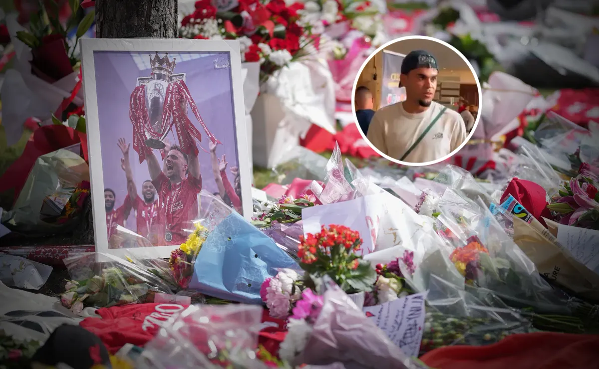 Indignación con Luis Díaz por su ausencia en el funeral de Diogo Jota