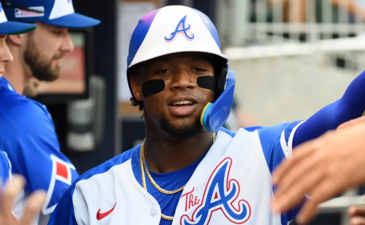 Ronald Acuña Jr. delivers message after stunning double play