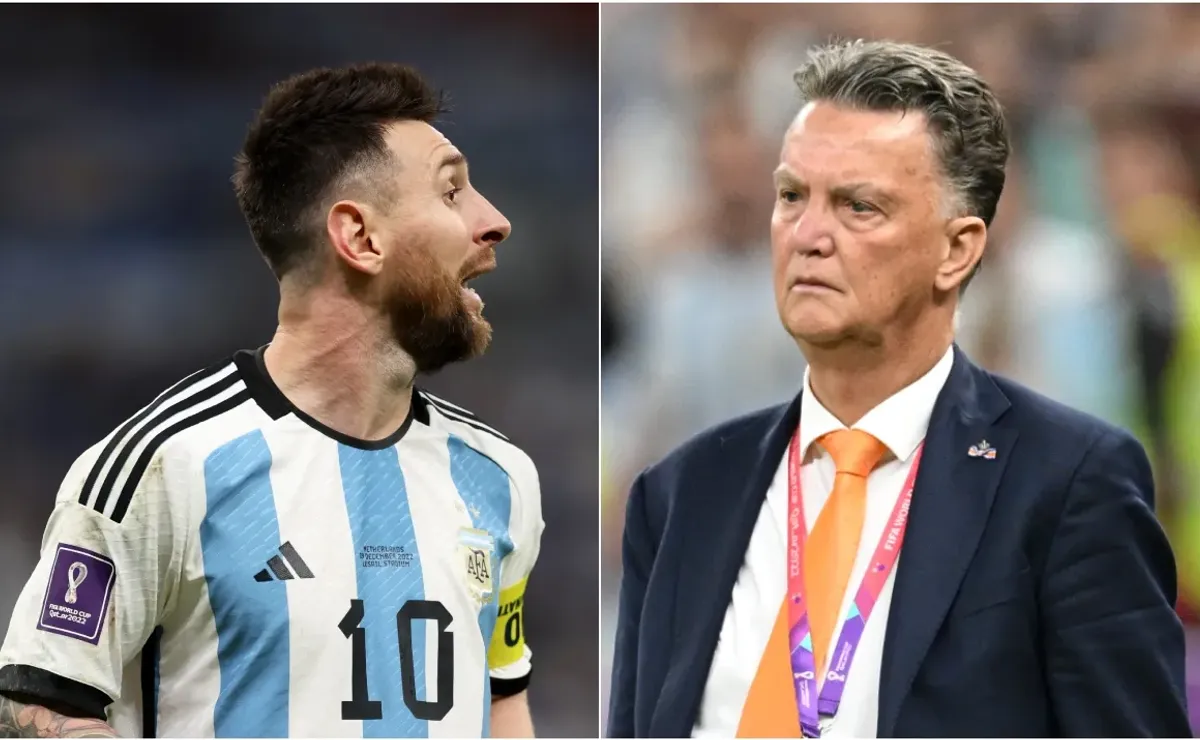 Ex-técnico da Holanda, Van Gaal diz que Copa do Mundo de 2022 foi  premeditada para Messi vencer - Folha PE