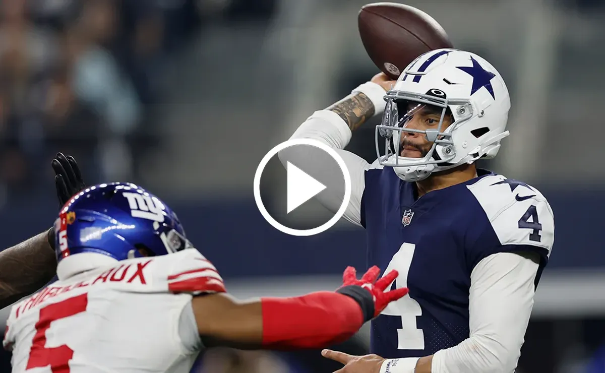 NFL: New York Giants vs Dallas Cowboys EN VIVO: Los Cowboys lo ganan con  facilidad, aunque también con muchos castigos