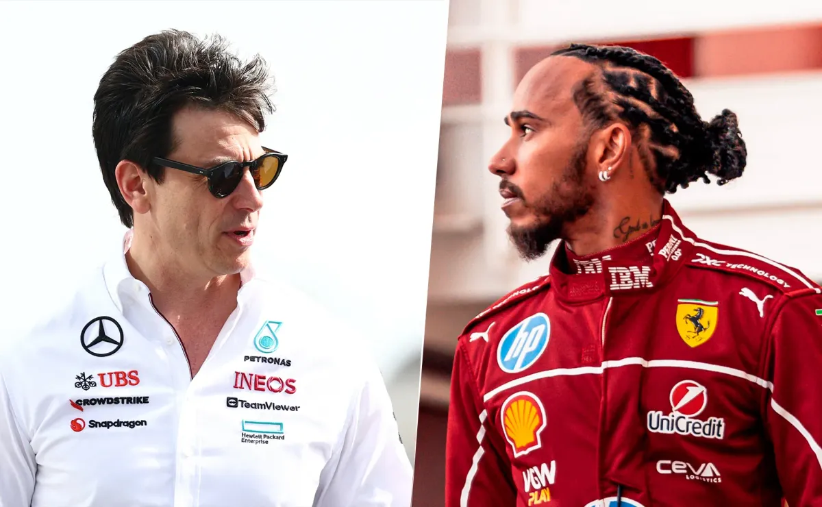 Toto Wolff reveló qué sintió al ver a Hamilton con los colores de Ferrari -  Bolavip Mexico