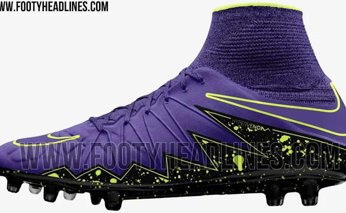 Nike 2025 hypervenom morados