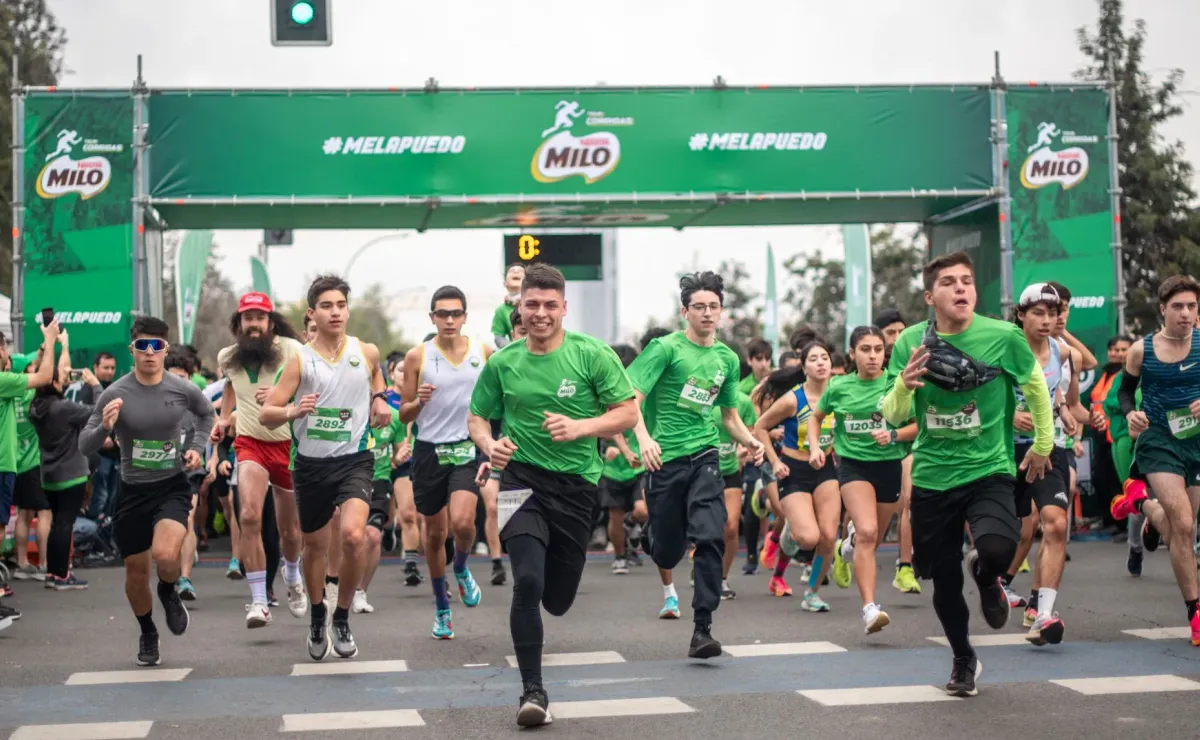 Corrida Milo 15° versión en Santiago: 3K y 5K en Parque Estadio Nacional