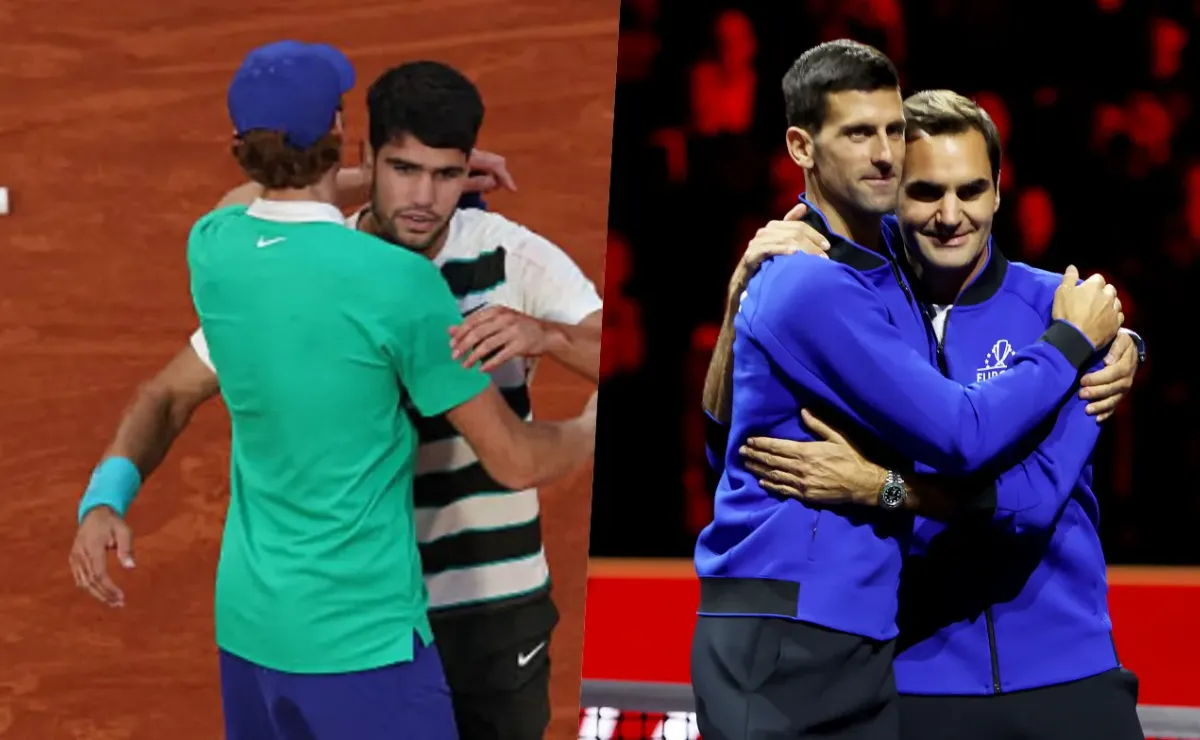 Alcaraz y Sinner superiores a Federer y Djokovic: polémica comparación
