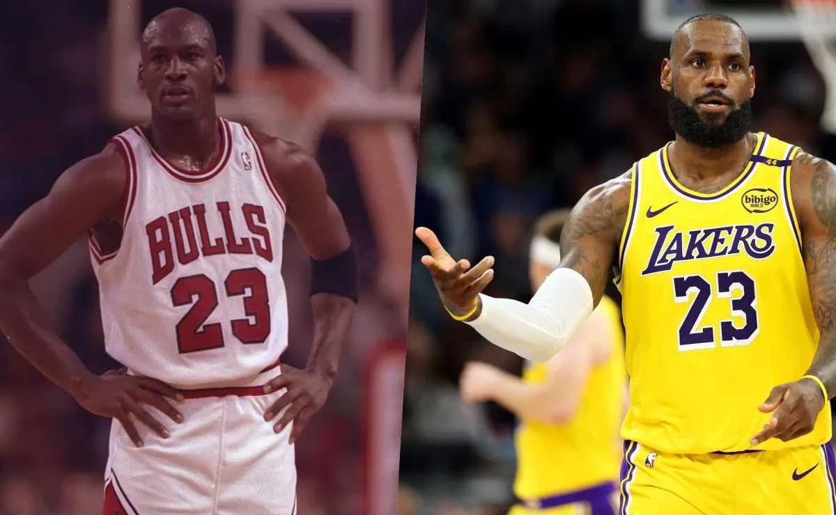 LeBron James ha ganado millones en su carrera, comparado con Michael Jordan