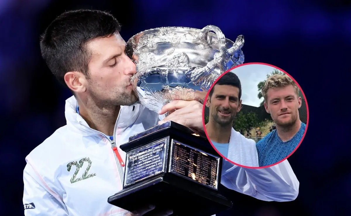 Héroe anónimo entrena con Djokovic y Sinner en Wimbledon por 125 euros