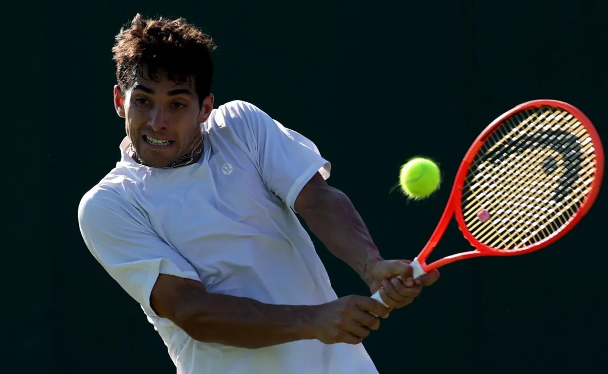 Cristian Garin cae ante Rinderknech en Wimbledon