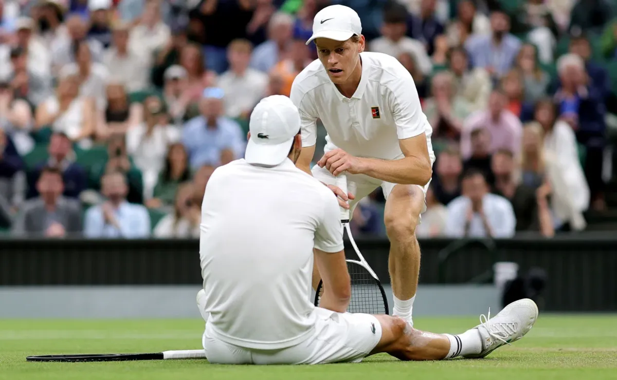 Grigor Dimitrov se retira de Wimbledon por lesión ante Jannik Sinner