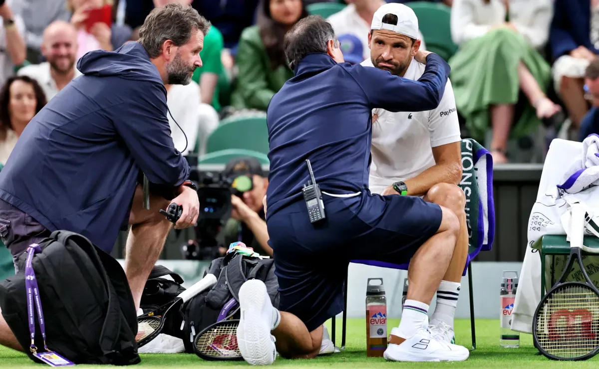 Grigor Dimitrov fuera de Wimbledon por lesión