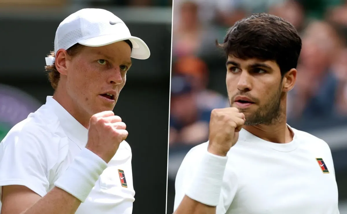 Final de Wimbledon 2025: Horario y transmisión en vivo Sinner vs. Alcaraz