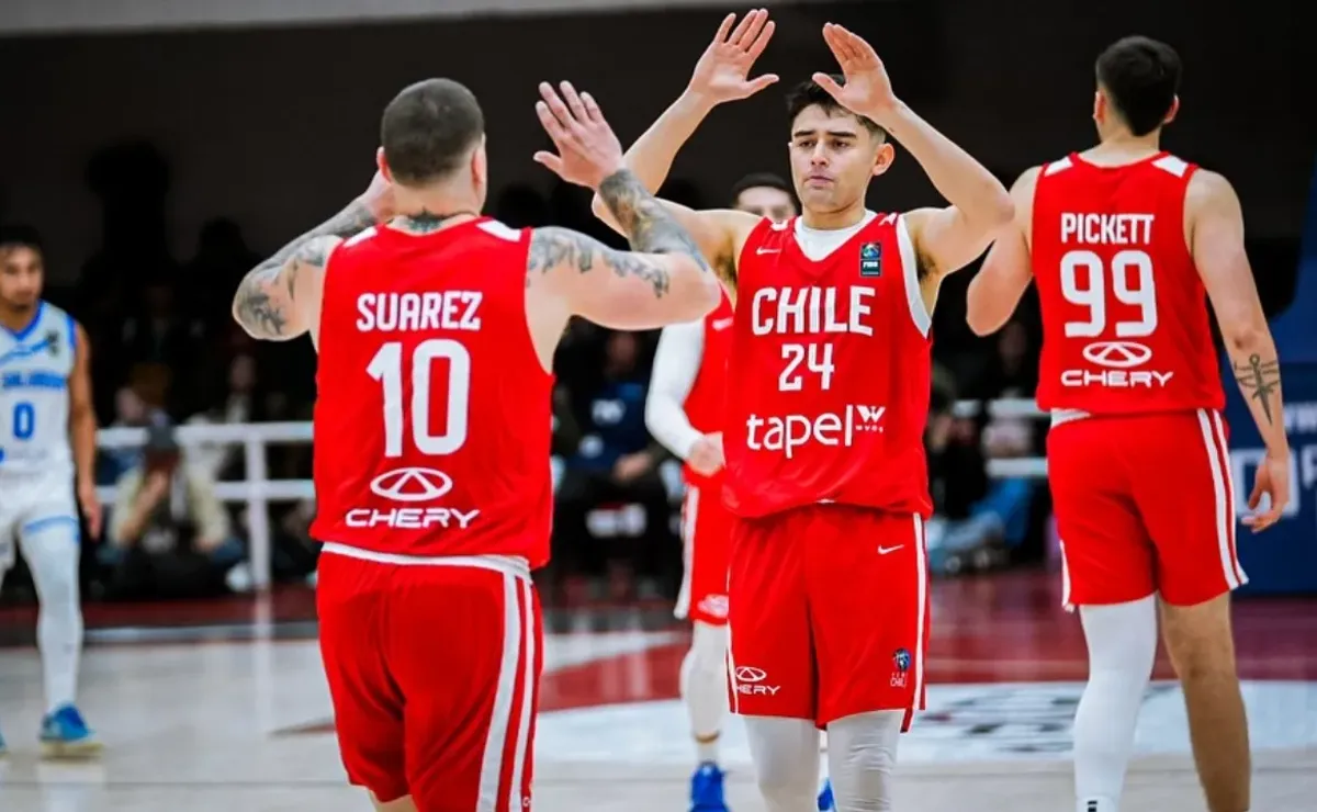 Chile arrasa a El Salvador en Preclasificatorio Mundial de Básquetbol 2027