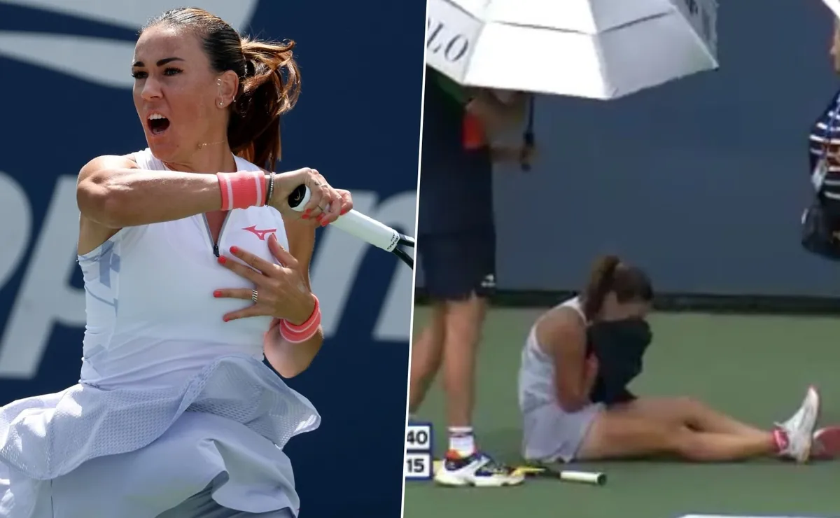 Nuria Párrizas-Díaz se retira del US Open por lesión