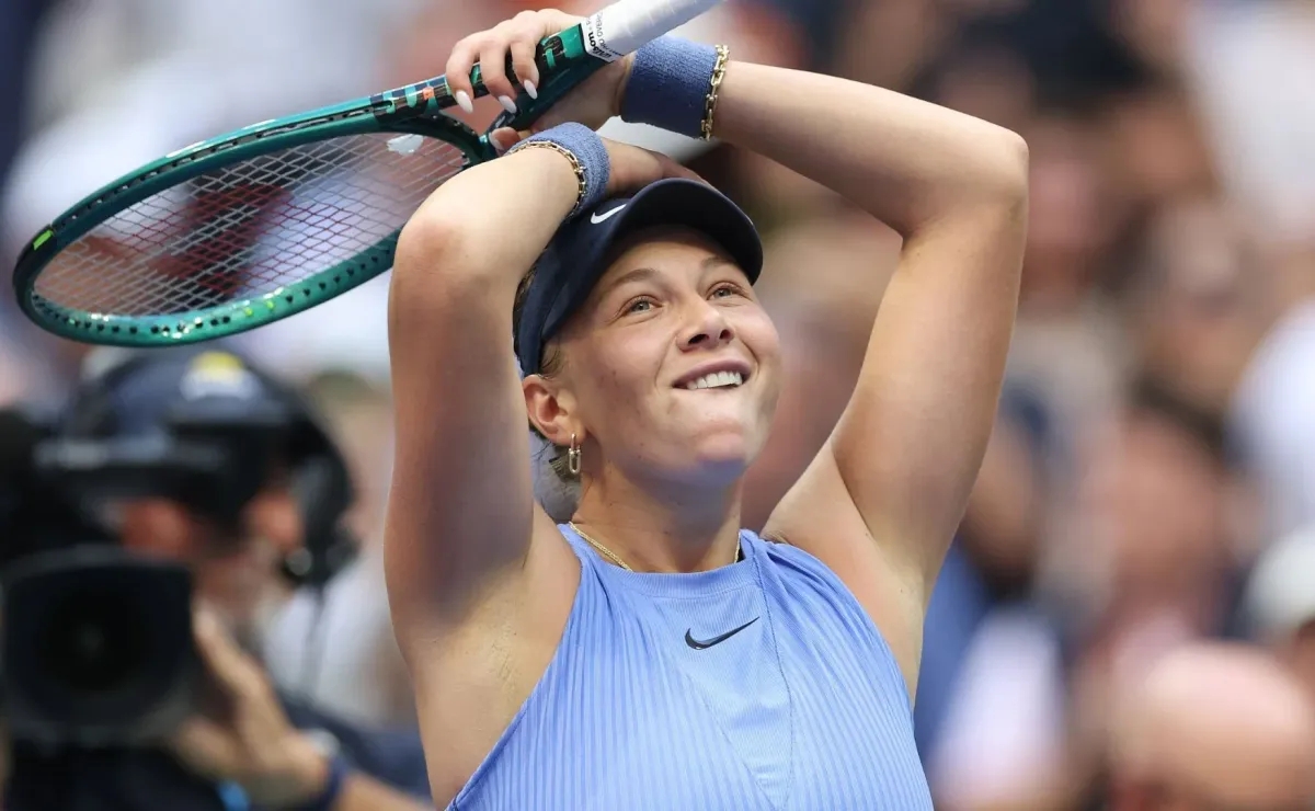 Amanda Anisimova supera a Sinner y Alcaraz en récord US Open