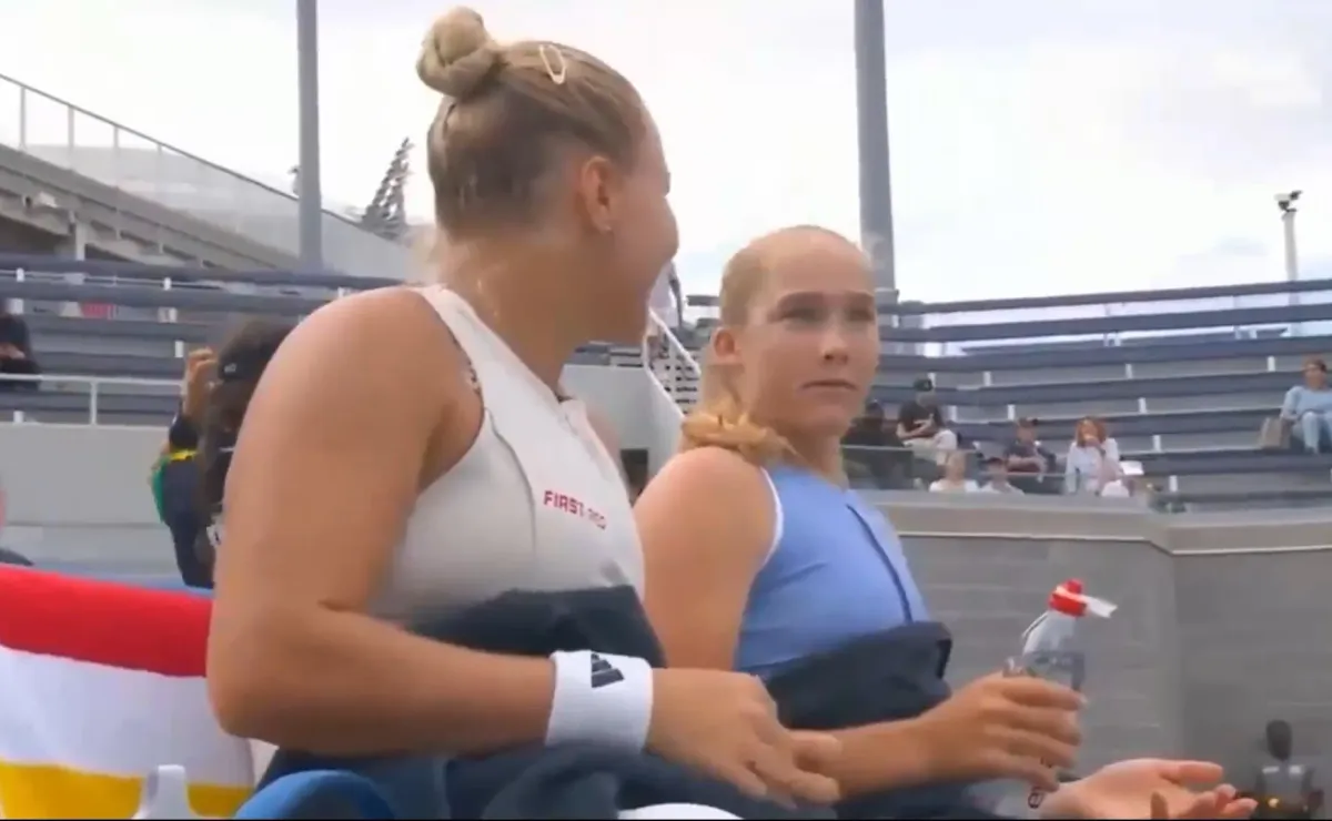 Molestia de Mirra Andreeva en US Open