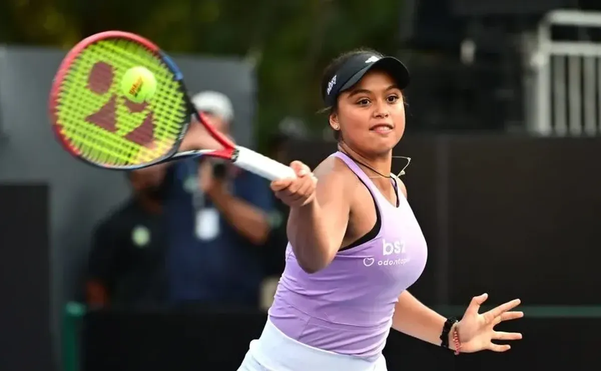 Nana Leme Da Silva, promesa brasileña de 15 años en la WTA