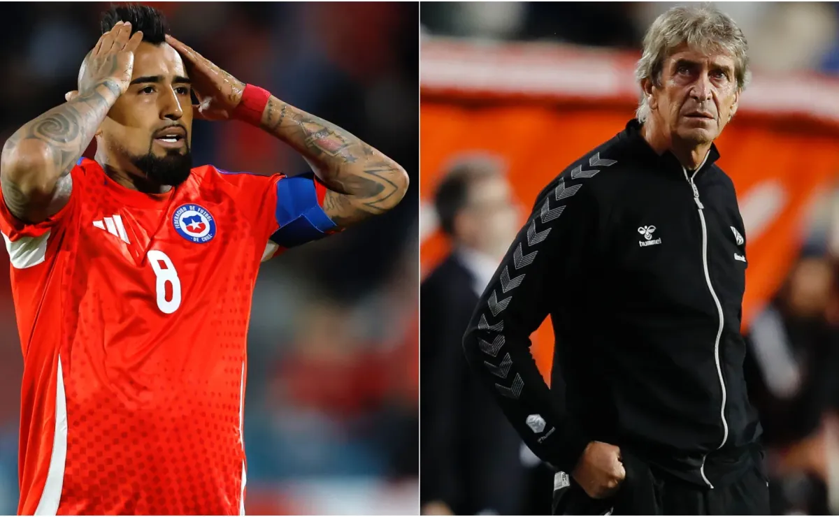 Arturo Vidal rechaza a Manuel Pellegrini para la Selección Chilena