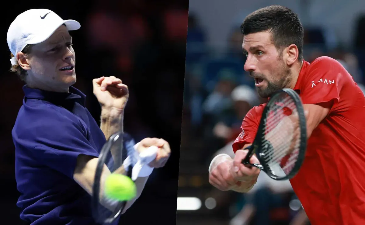 Semifinal 'Six Kings Slam': Jannik Sinner vs. Novak Djokovic