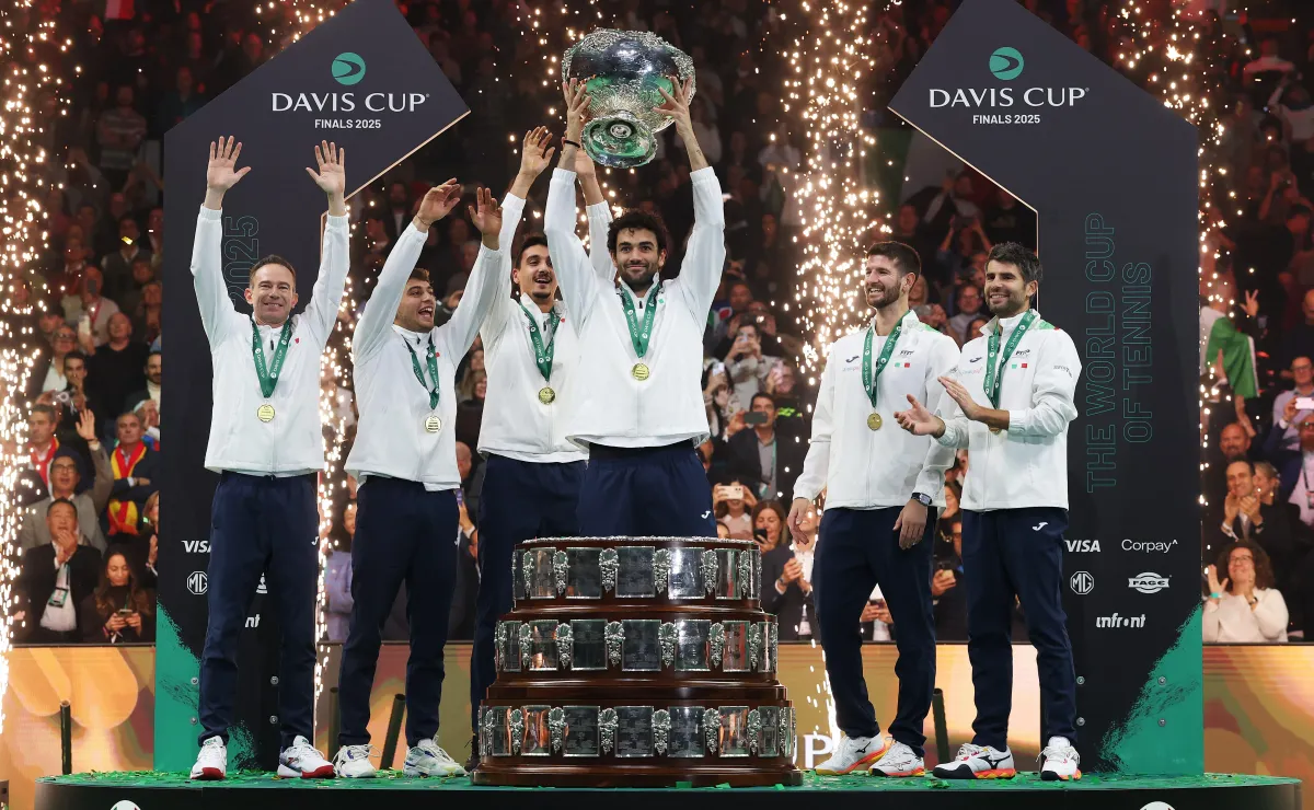 Italia gana histórico triplete en Copa Davis
