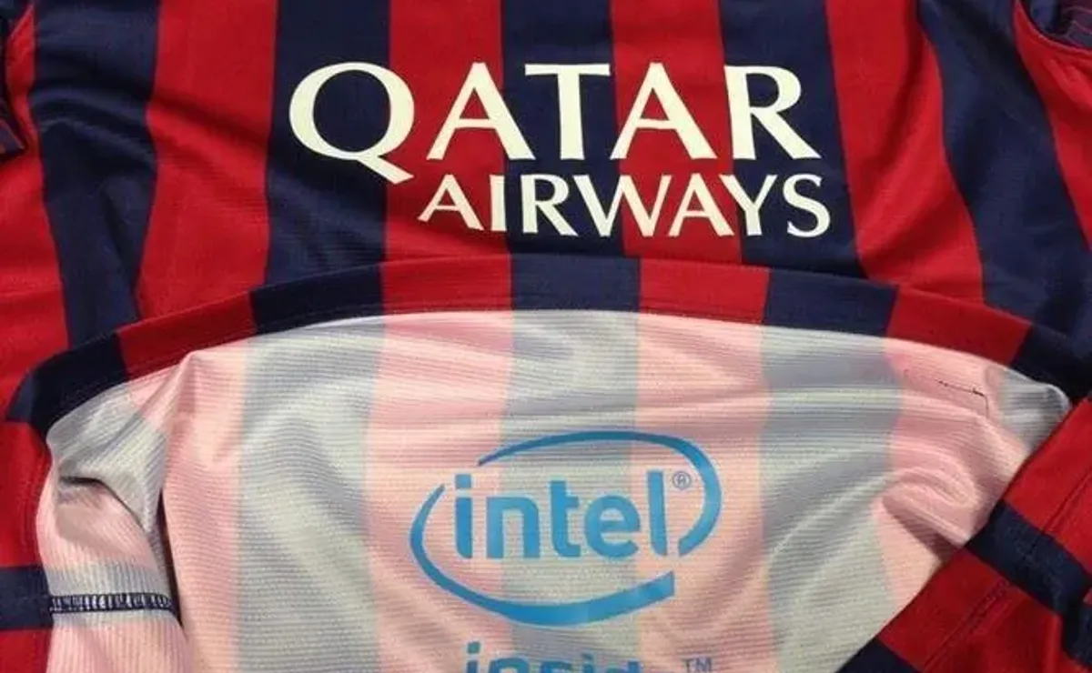 Barcelona intel inside sales jersey