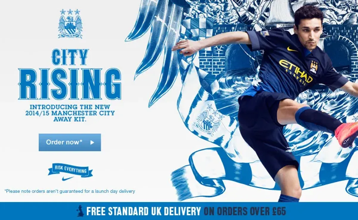 Man city store away kit 2014