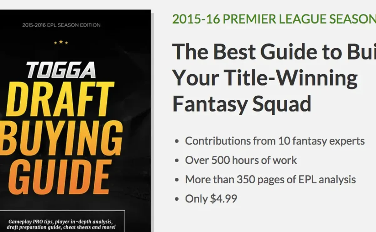 Togga launches Premier League draft buying guide for fantasy soccer players  - World Soccer Talk