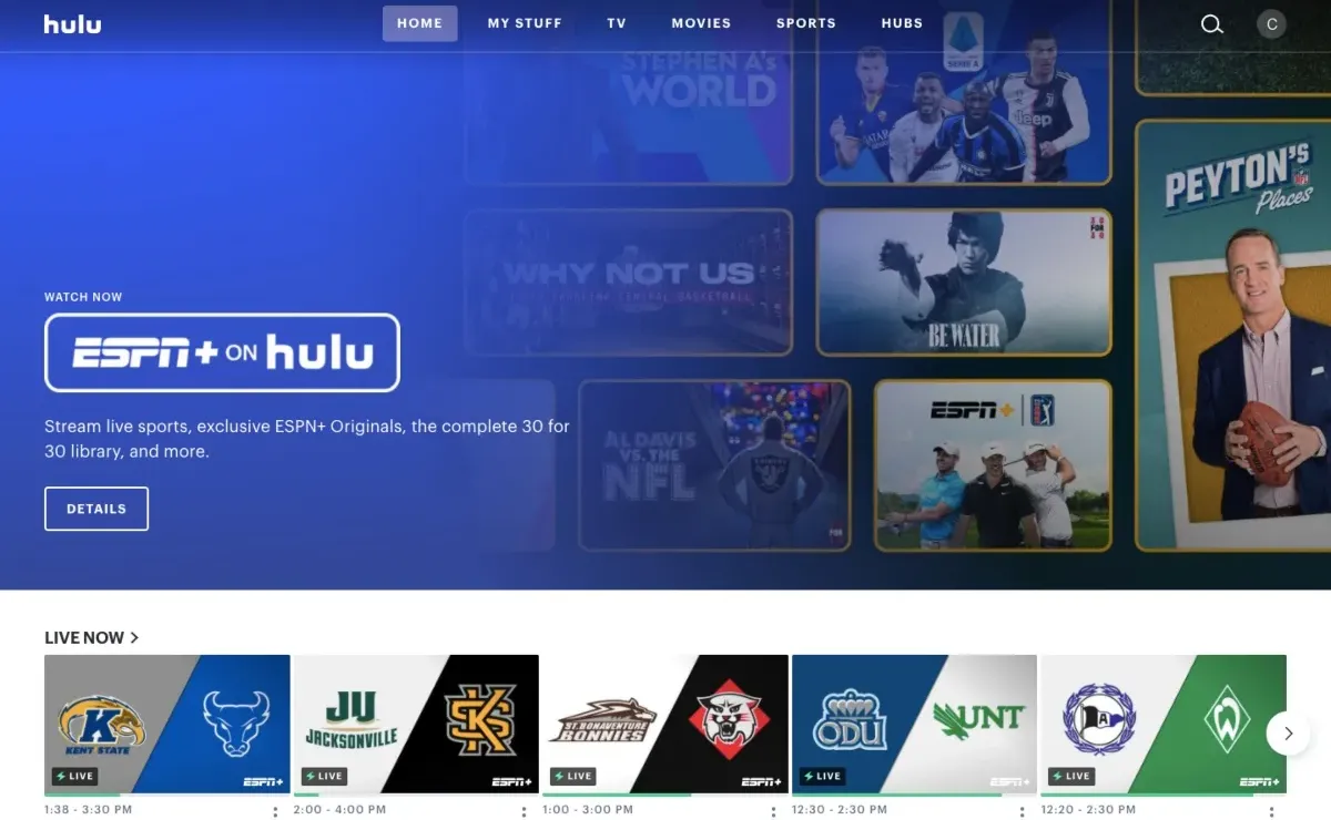 ESPN+ now available within Hulu streaming platform - World Soccer Talk