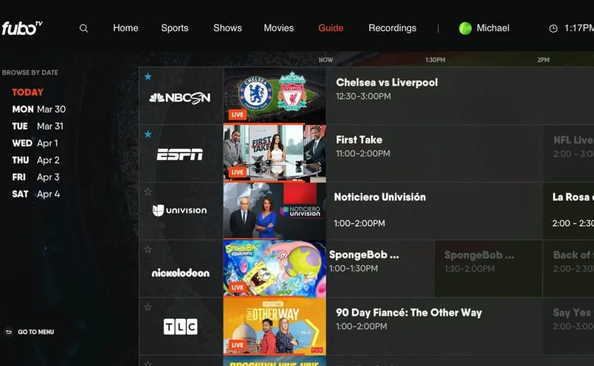 FuboTV; The Complete Guide to Channels, Cost, and How to Sign Up