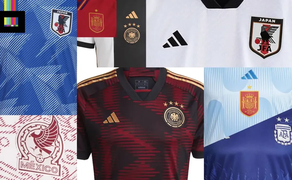 Adidas Argentina, Germany, Spain, Colombia & Mexico Icon Jerseys
