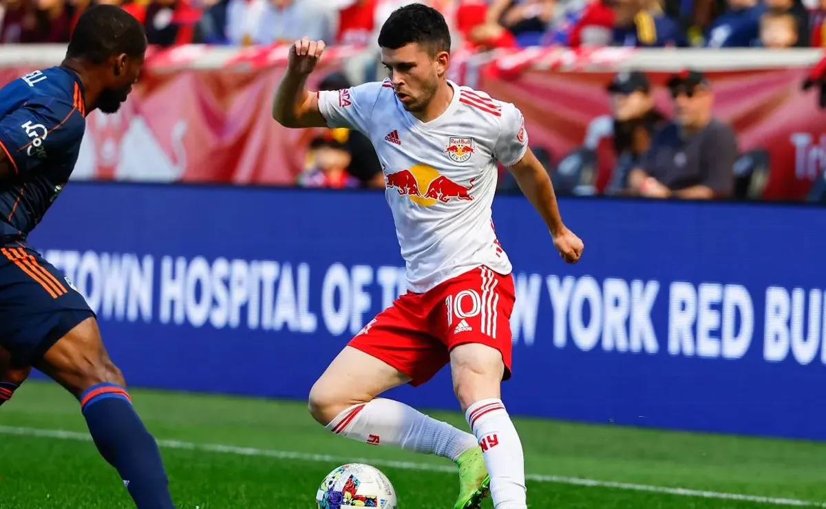 Lewis Morgan New York Red Bulls Autographed Match-Used #10 Red Jersey from  the 2022 MLS