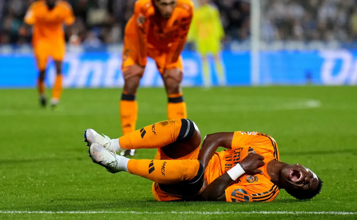 Real Madrid's Vinicius Junior injured and out for Champions League clash against Liverpool - World Soccer Talk