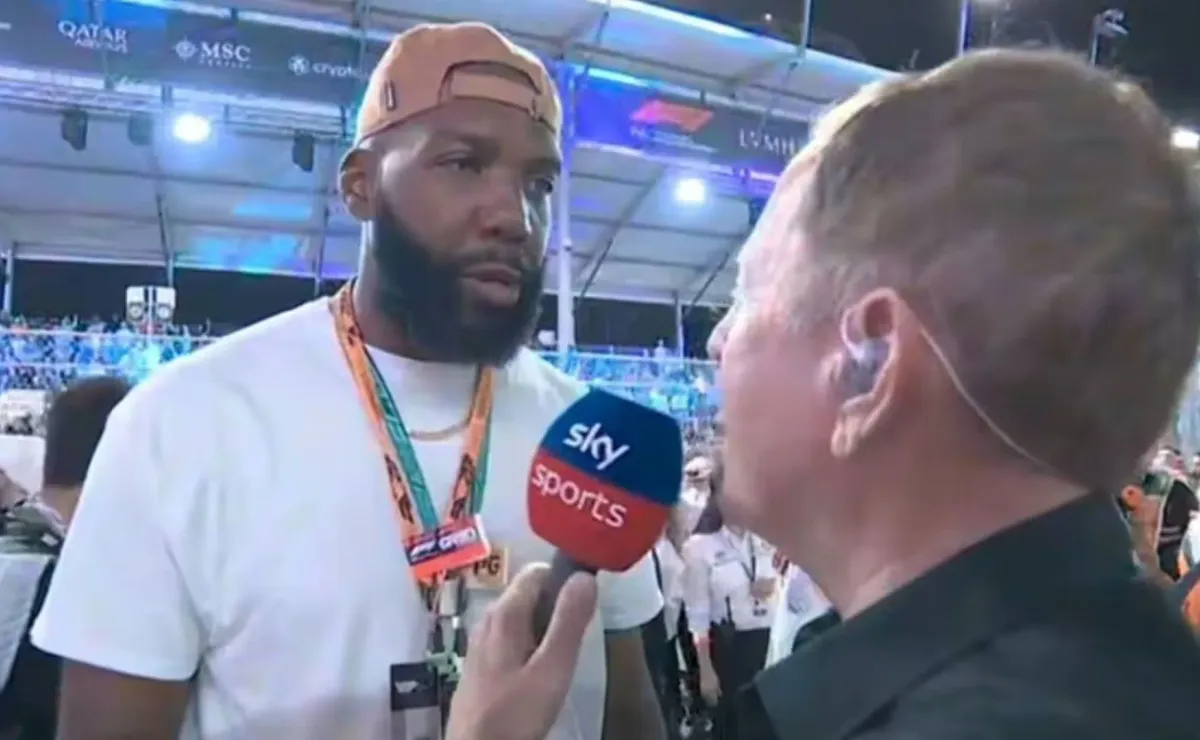 Ex piloto de F1 interrumpe entrevista con ex NFL por contenido ilegal Ex piloto de F1 interrumpe entrevista con ex NFL por contenido ilegal