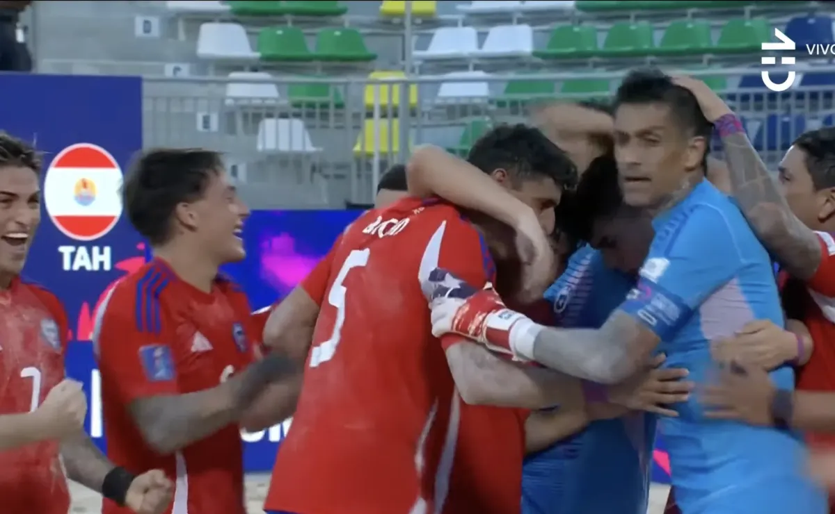 Chile sorprende al vencer a Tahiti en Mundial de Fútbol Playa Chile sorprende al vencer a Tahiti en Mundial de Fútbol Playa