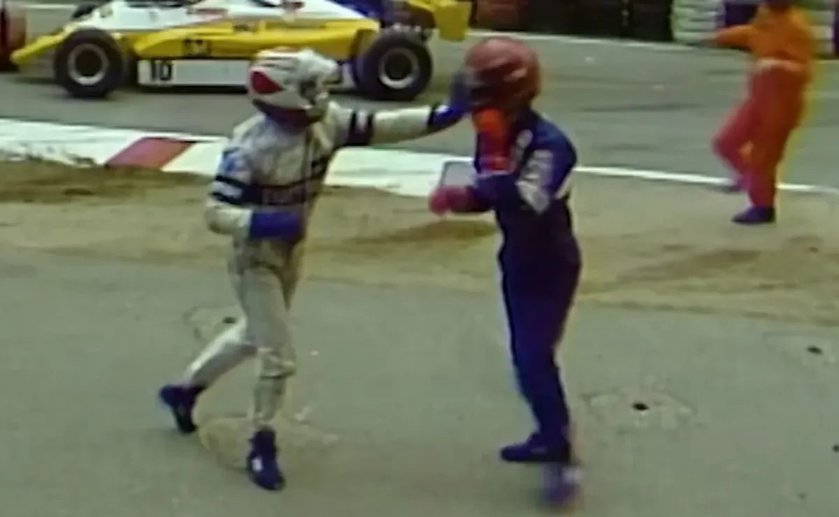 Eliseo Salazar sorprende a campeón mundial en F1 Eliseo Salazar sorprende a campeón mundial en F1
