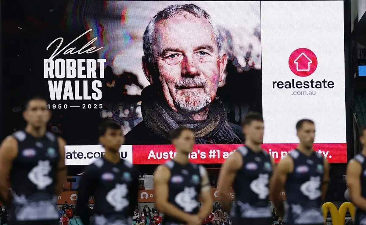 Fallece Robert Walls, leyenda del fútbol australiano Fallece Robert Walls, leyenda del fútbol australiano