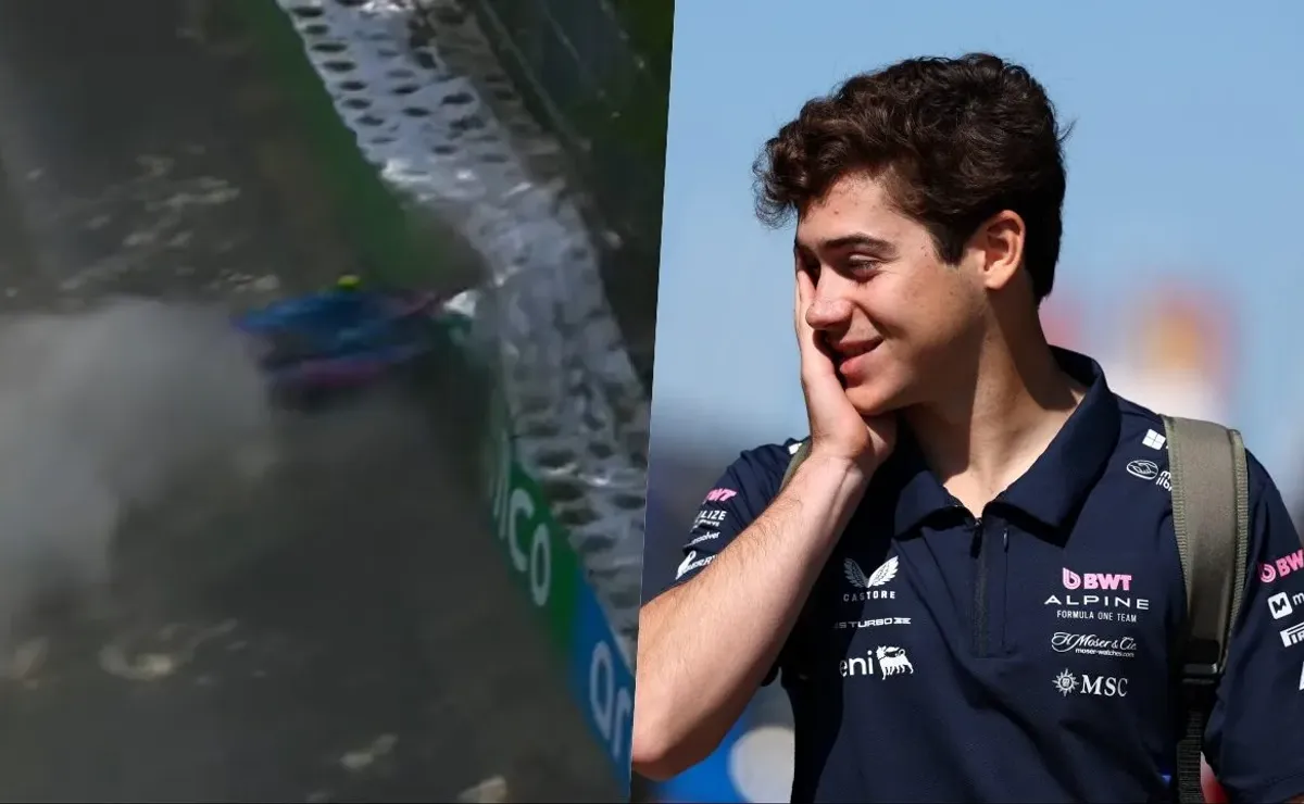 Franco Colapinto sufre accidente en la Fórmula 1 de Italia Franco Colapinto sufre accidente en la Fórmula 1 de Italia