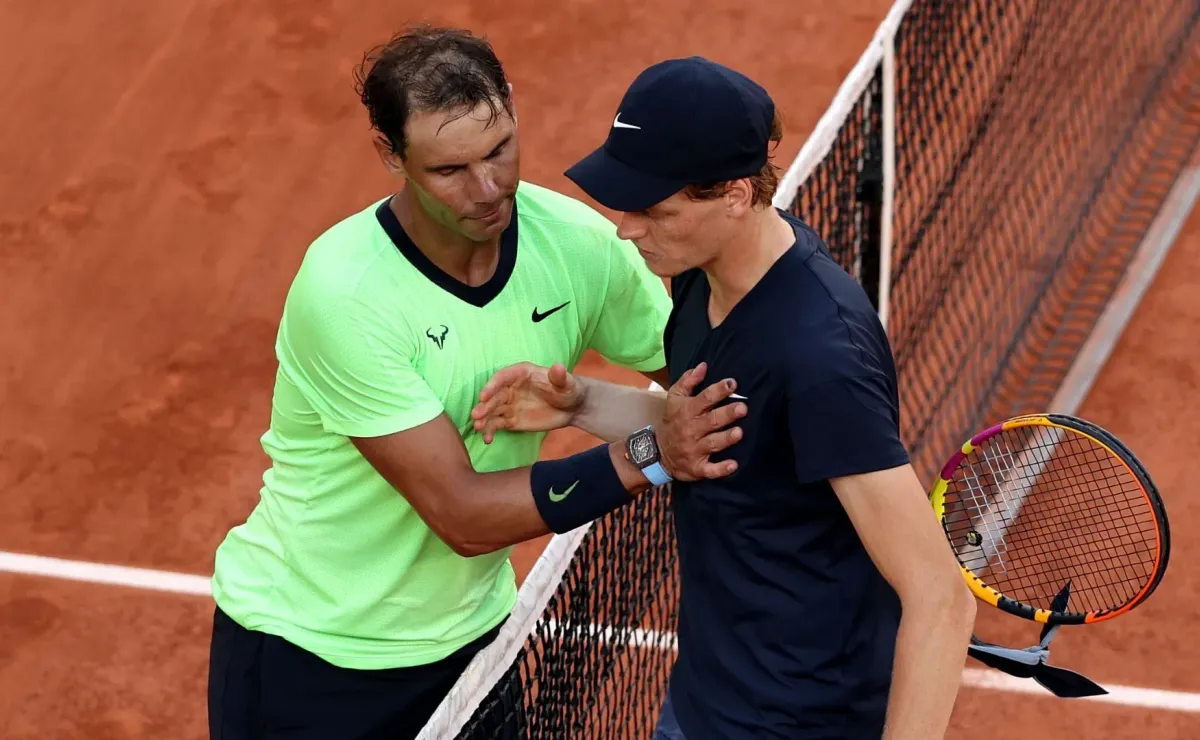 Jannik Sinner sigue los pasos de Rafael Nadal Jannik Sinner sigue los pasos de Rafael Nadal