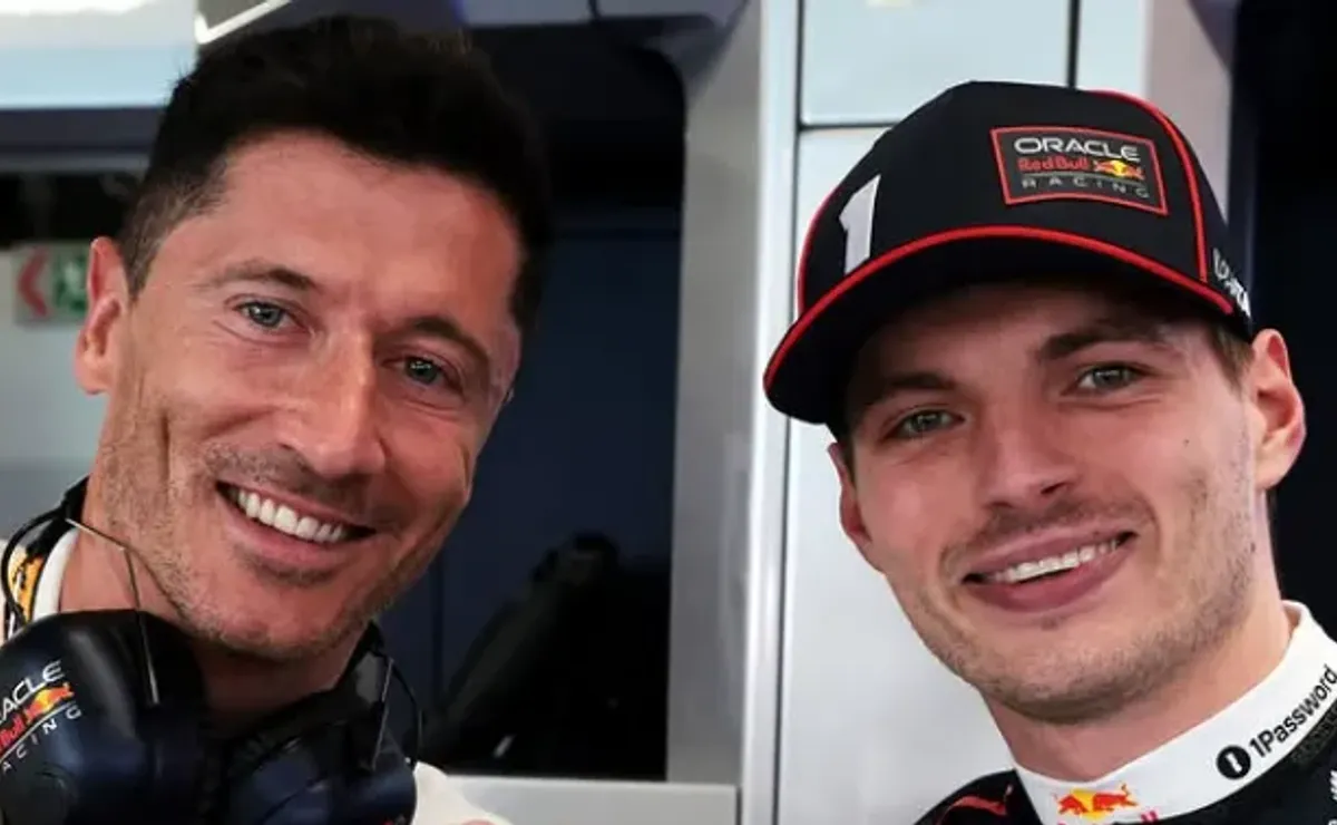 Max Verstappen recibe visita de Lewandowski y campeón de Europa en qualy GP Max Verstappen recibe visita de Lewandowski y campeón de Europa en qualy GP