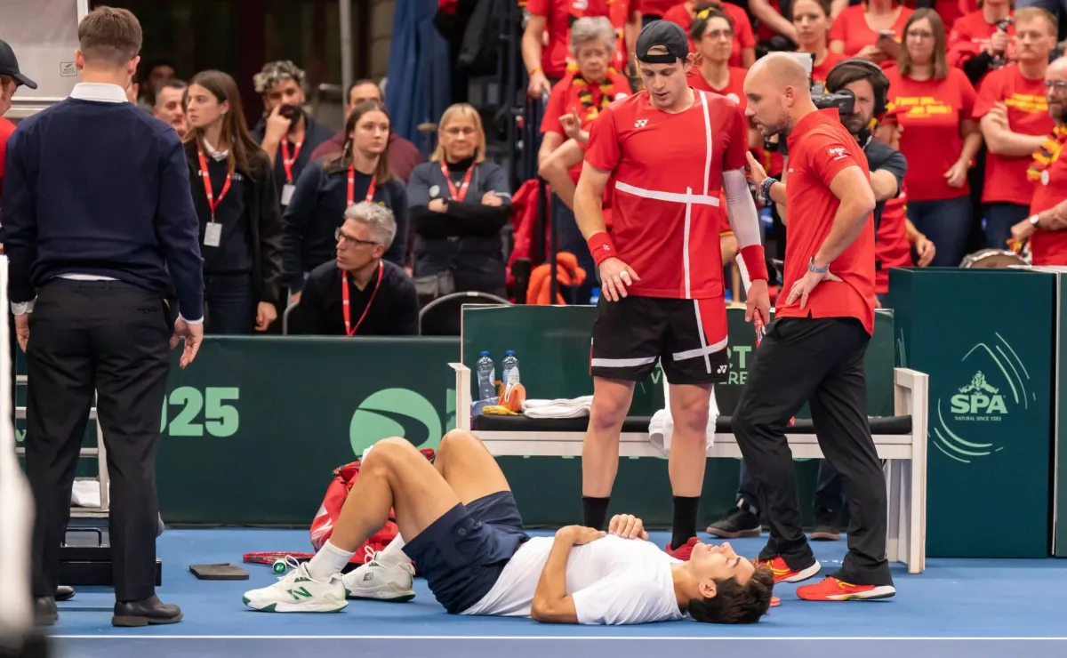 Cristian Garín menciona a Zizou Bergs en Copa Davis Cristian Garín menciona a Zizou Bergs en Copa Davis