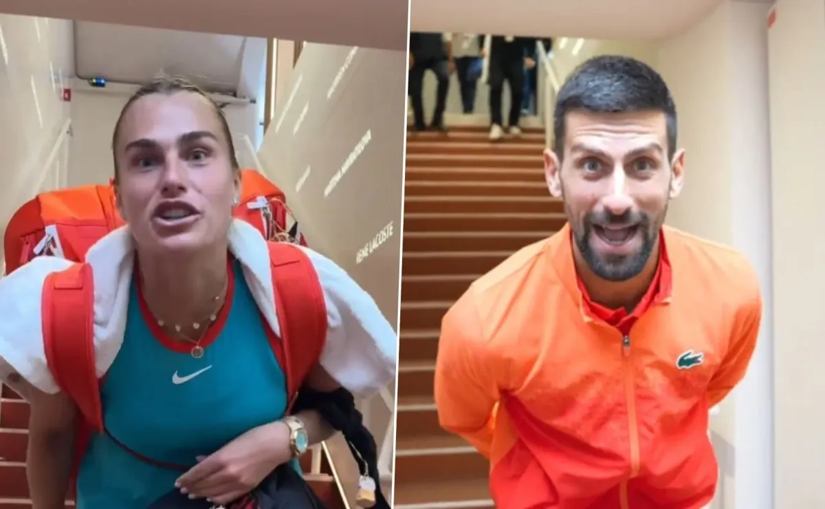 Djokovic y Sabalenka protagonizan duelo de egos en Roland Garros Djokovic y Sabalenka protagonizan duelo de egos en Roland Garros