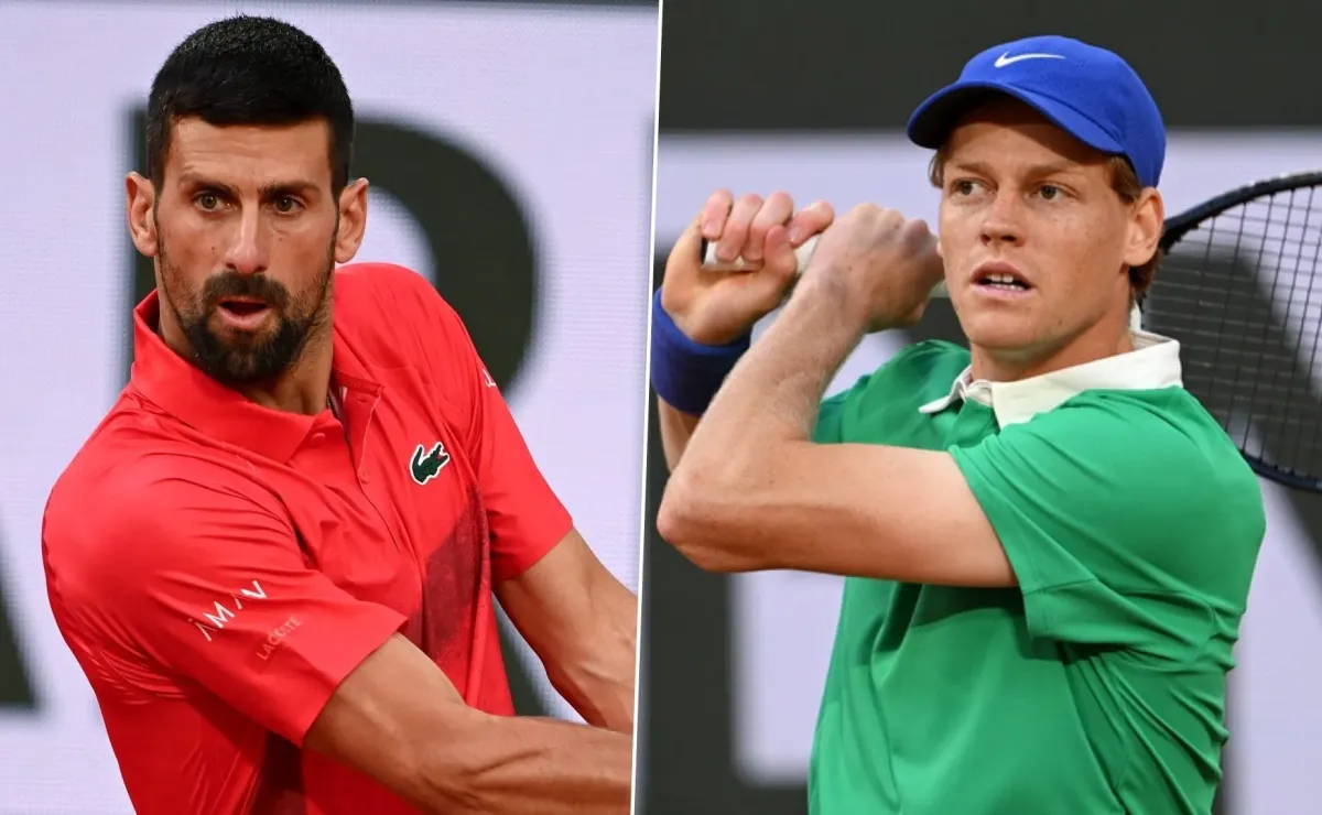 Semifinal Roland Garros: Djokovic vs. Sinner, horario y transmisión en vivo Semifinal Roland Garros: Djokovic vs. Sinner, horario y transmisión en vivo