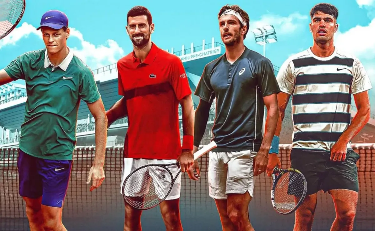 Sinner, Alcaraz, Djokovic y Musetti: récords en semifinal de Roland Garros Sinner, Alcaraz, Djokovic y Musetti: récords en semifinal de Roland Garros