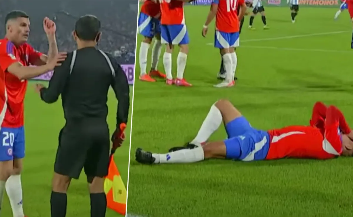 Nicolás Tagliafico realiza dura jugada contra Fabián Hormazábal sin revisión del VAR Nicolás Tagliafico realiza dura jugada contra Fabián Hormazábal sin revisión del VAR