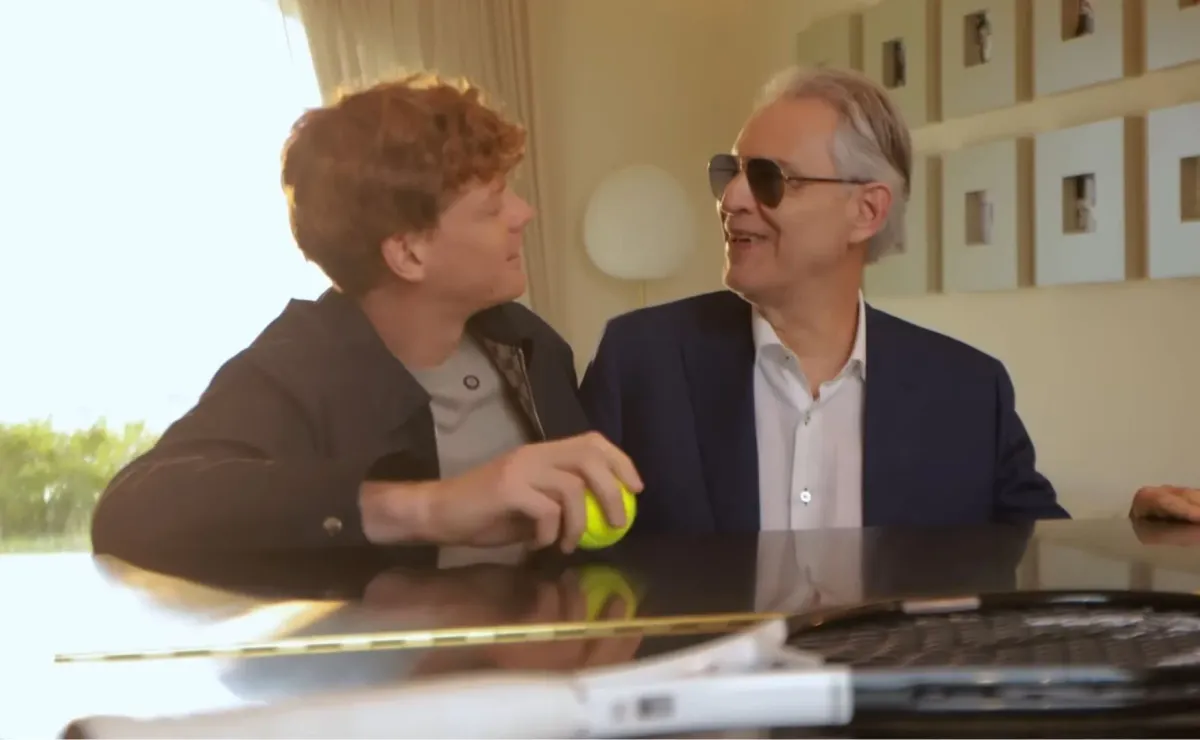 Andrea Bocelli y Jannik Sinner: Colaboración musical inesperada Andrea Bocelli y Jannik Sinner: Colaboración musical inesperada