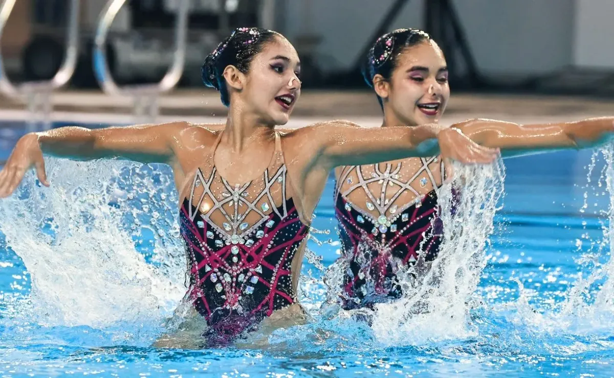 Mellizas Garrido campeonas nacionales en natación artística Mellizas Garrido campeonas nacionales en natación artística