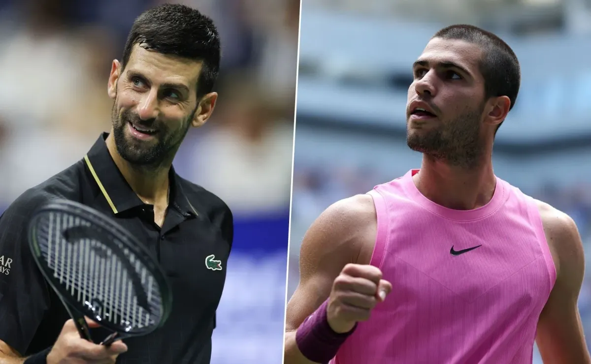 Horario Novak Djokovic vs. Carlos Alcaraz en US Open Horario Novak Djokovic vs. Carlos Alcaraz en US Open