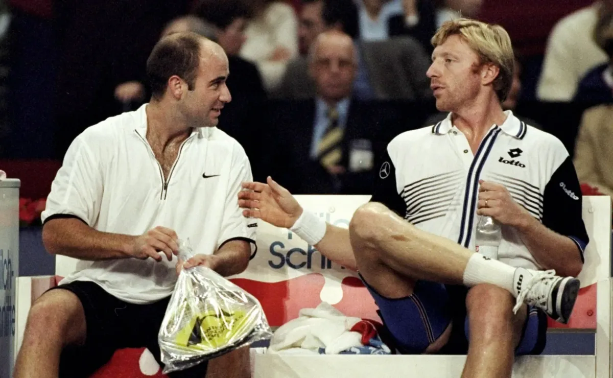 Boris Becker revela rivalidad con Andre Agassi Boris Becker revela rivalidad con Andre Agassi