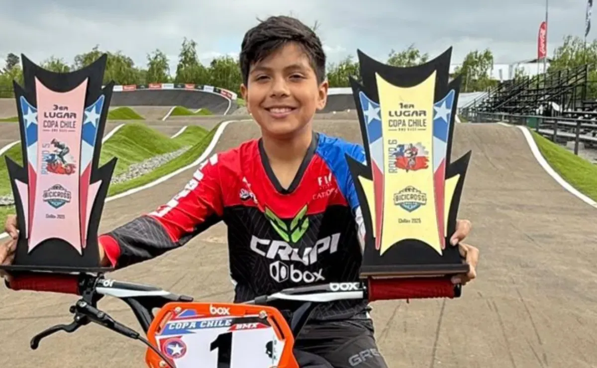 David Valenzuela, tricampeón chileno de BMX Race, supera bacteria David Valenzuela, tricampeón chileno de BMX Race, supera bacteria
